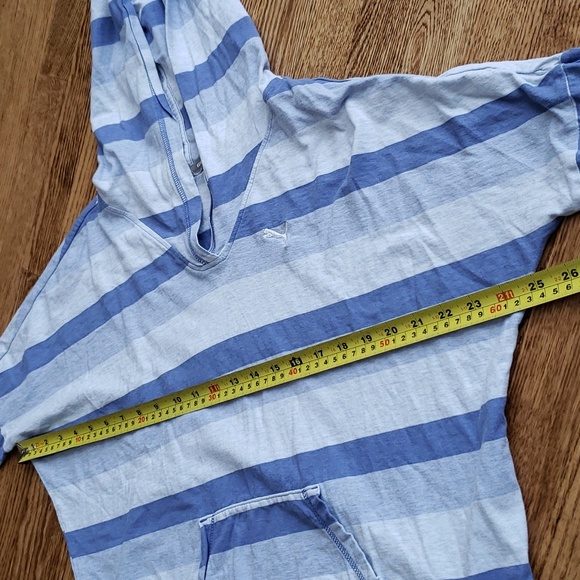 (M) Puma Oversized Lightweight Striped Sweatshirt Athleisure Running Streetwear - Picture 7 of 8